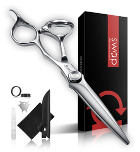 SWAP professional hair-cutting-scissors close-up blade for precise salon cuts