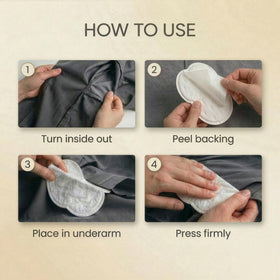 Swearx 64-count underarm sweat pads offer long-lasting daily protection.