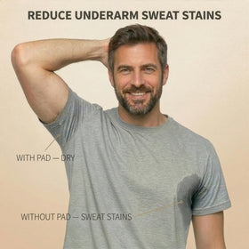Swearx pads with strong adhesive stay in place through daily activities.