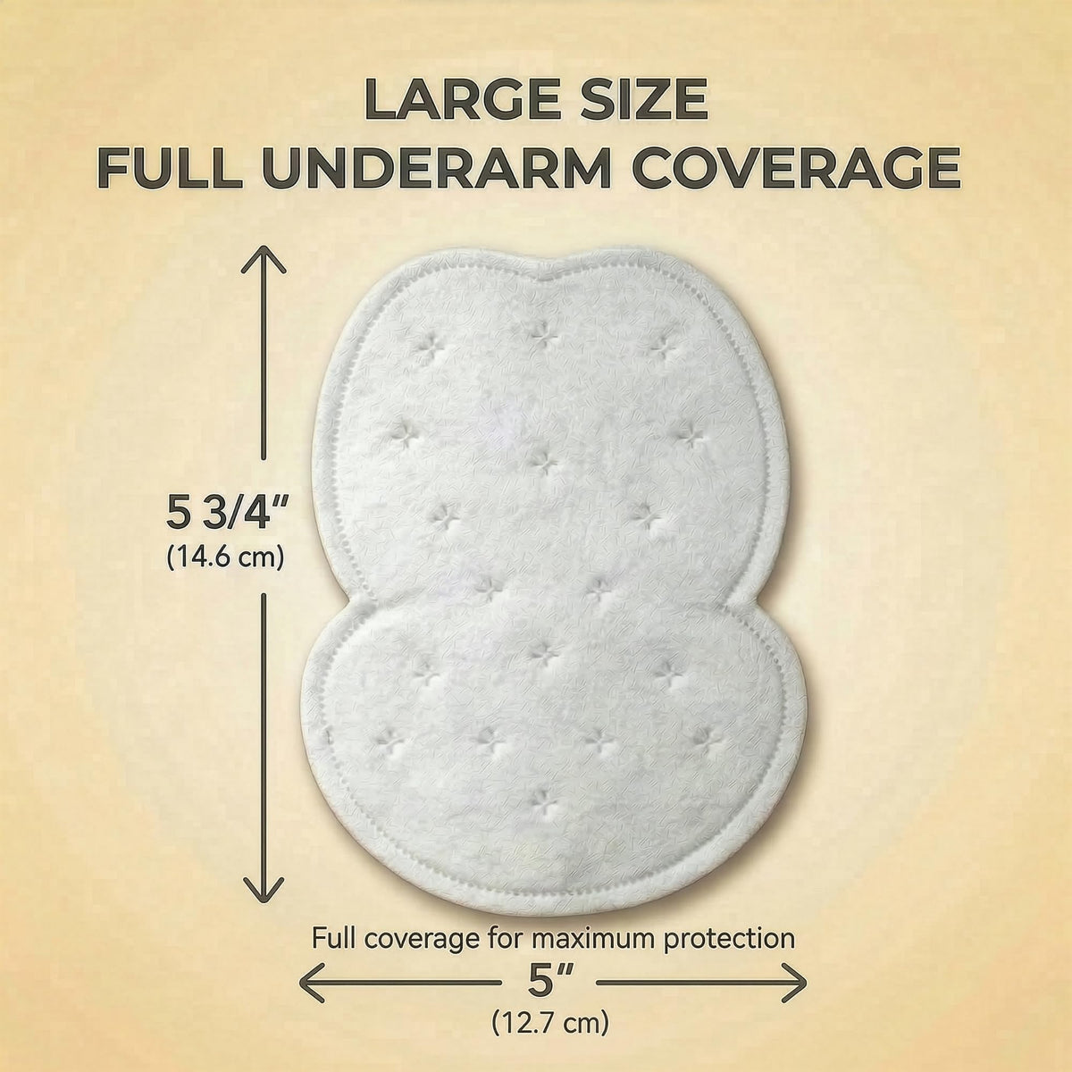 Swearx pads installed inside a shirt for discreet protection.