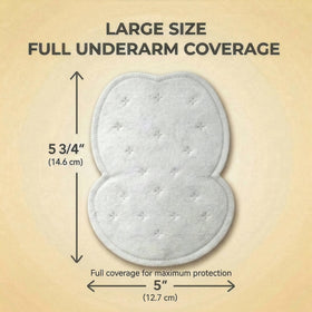 Swearx pads installed inside a shirt for discreet protection.