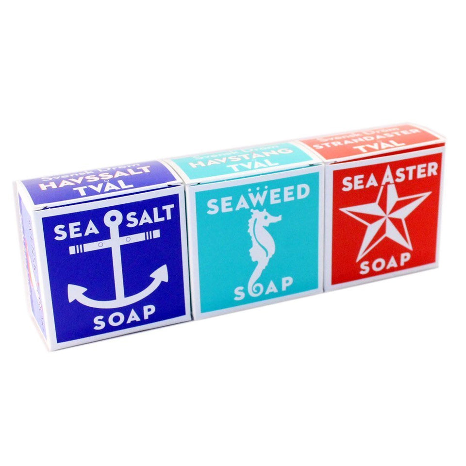 Swedish Dream Sea Salt soap bar with refreshing coastal scent.