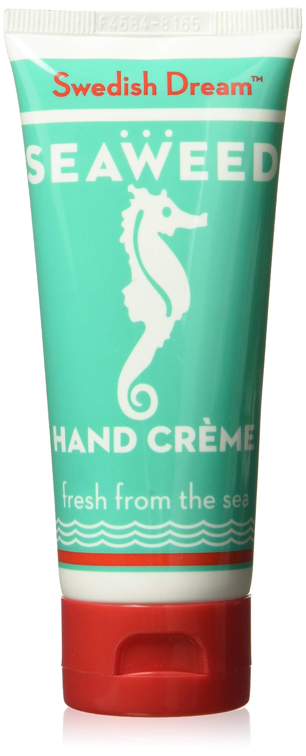 Swedish Dream Seaweed Hand Cream bottle delivering rich moisture for daily care.