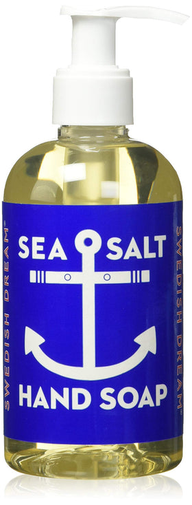 Swedish Dreams Sea Salt Hand Soap bottle with refreshing, gentle lather