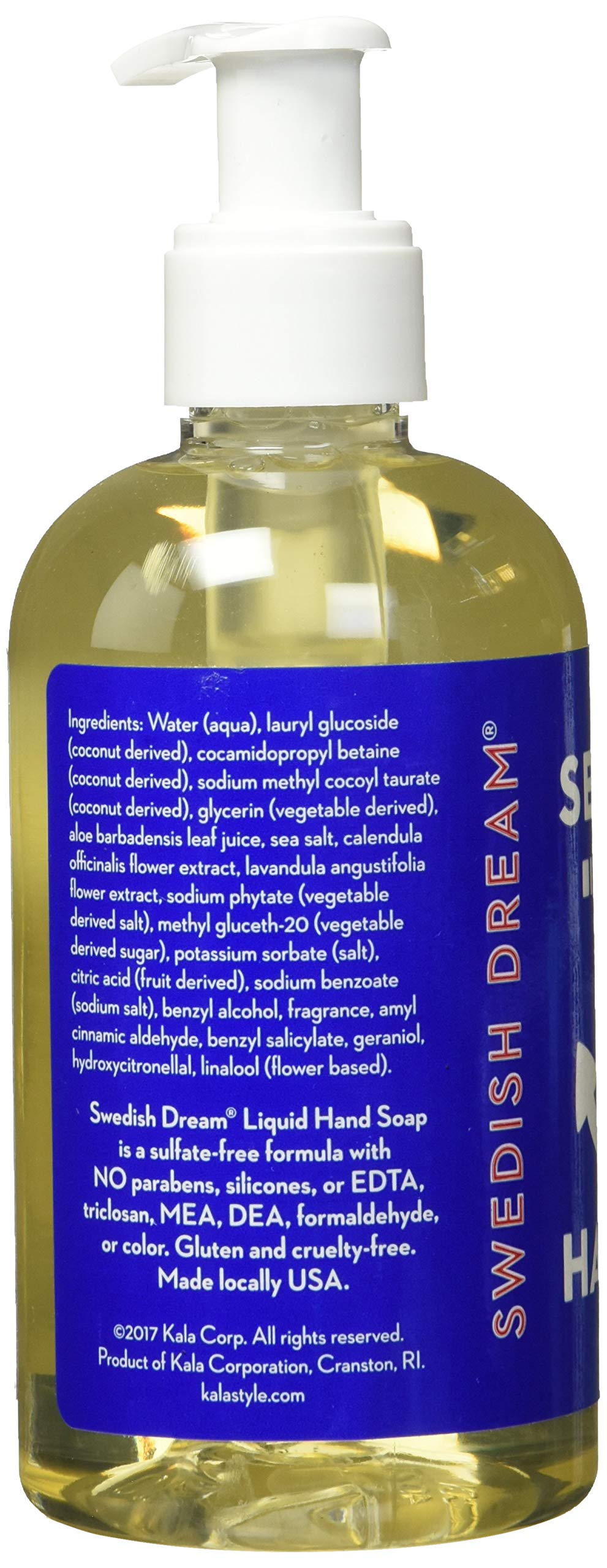 Swedish Dreams Sea Salt Hand Soap foam provides rich lather that gently softens skin