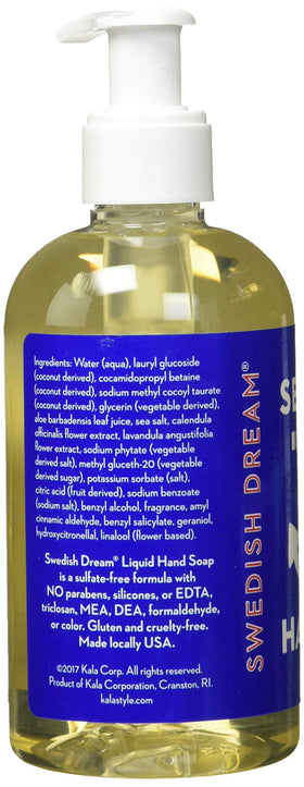 Swedish Dreams Sea Salt Hand Soap foam provides rich lather that gently softens skin