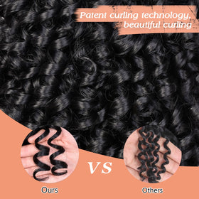 SweeceHair breathable cap curly wig, 14-inch, comfortable for extended wear.