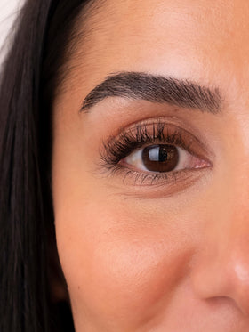 SWEED Brow Serum brush-on texture for precise application.