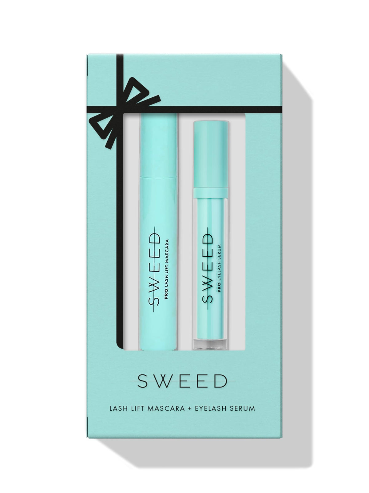 Sweed Lash Lift Mascara demonstrating lift and length for defined lashes.