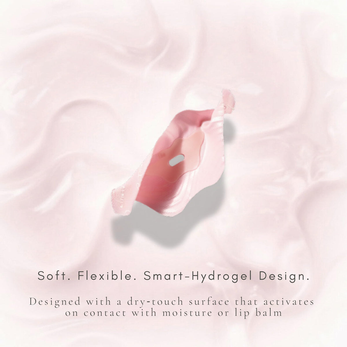 Sweet Dreams Luxe Beauty SD Luxe Lip Patches show skin-safe hydrogel and collagen materials