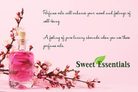 Sweet Essentials fragrance oil on skin for moisturized softness