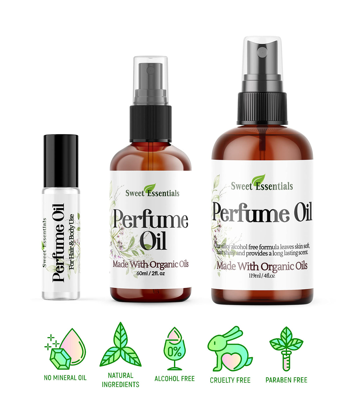 Sweet Essentials spray-on perfume oil for quick daily refresh