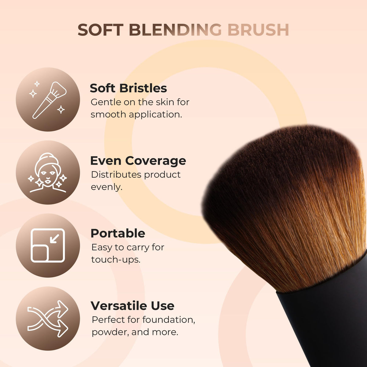 Sweet Face Minerals application swirls demonstrate easy, even color distribution.