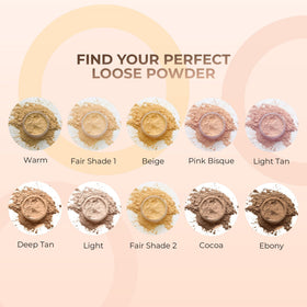 Sweet Face Minerals natural finish on skin looks radiant and matte.