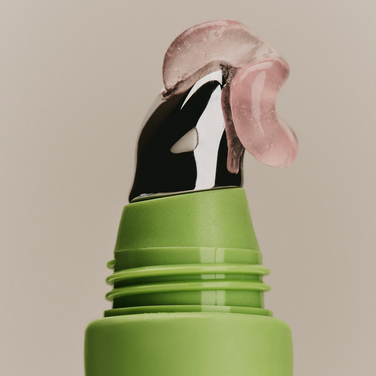 Close-up of SWEET JULY SKIN Lip Treatment applying for smooth, glossy lips