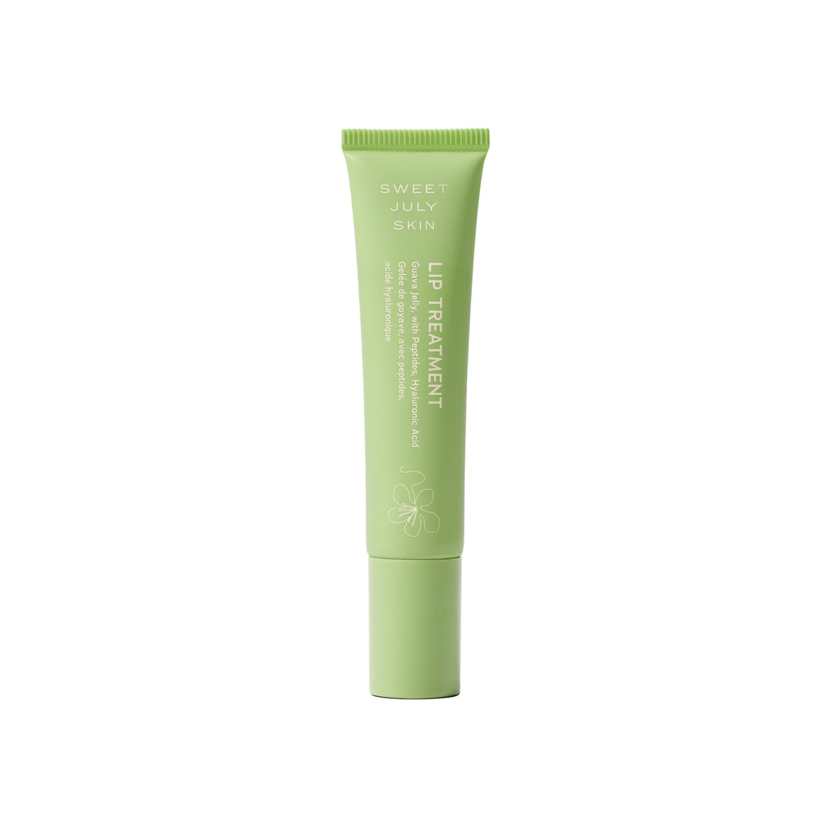 SWEET JULY SKIN Lip Treatment tube ready to hydrate and plump lips