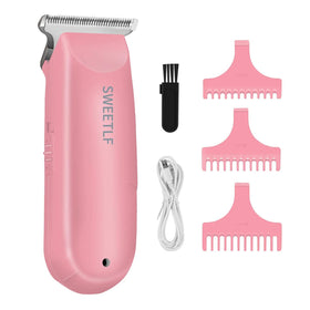 SweetLF pink hair clippers front view for easy at-home grooming.