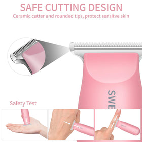 SweetLF compact hair clippers fit in a bag for travel grooming.