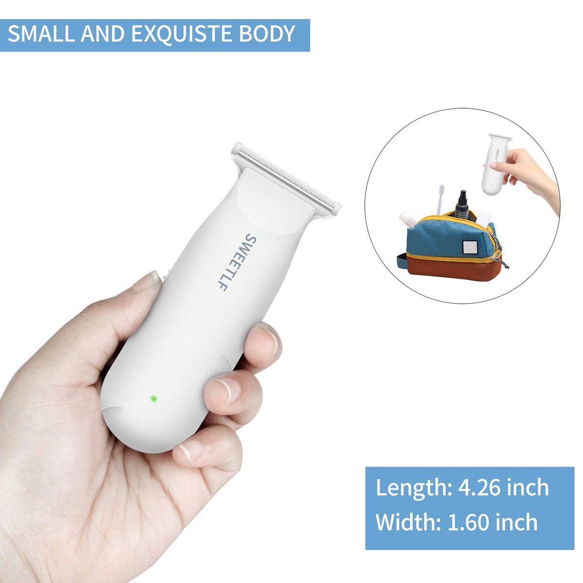 SweetLF mini grooming kit compact design for travel-friendly trimming.