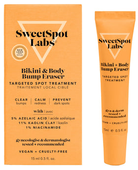 SweetSpot Labs eraser jar close-up showing compact size for easy use
