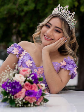 SWEETV tiara with bobby pins included for secure wear