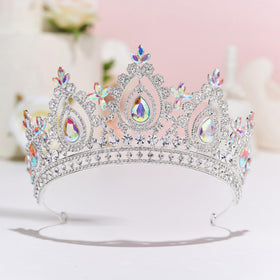 SWEETV patented tiara design with pin loops for extra security
