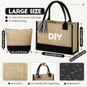 Sweetude blank exterior tote ready for customization or crafts