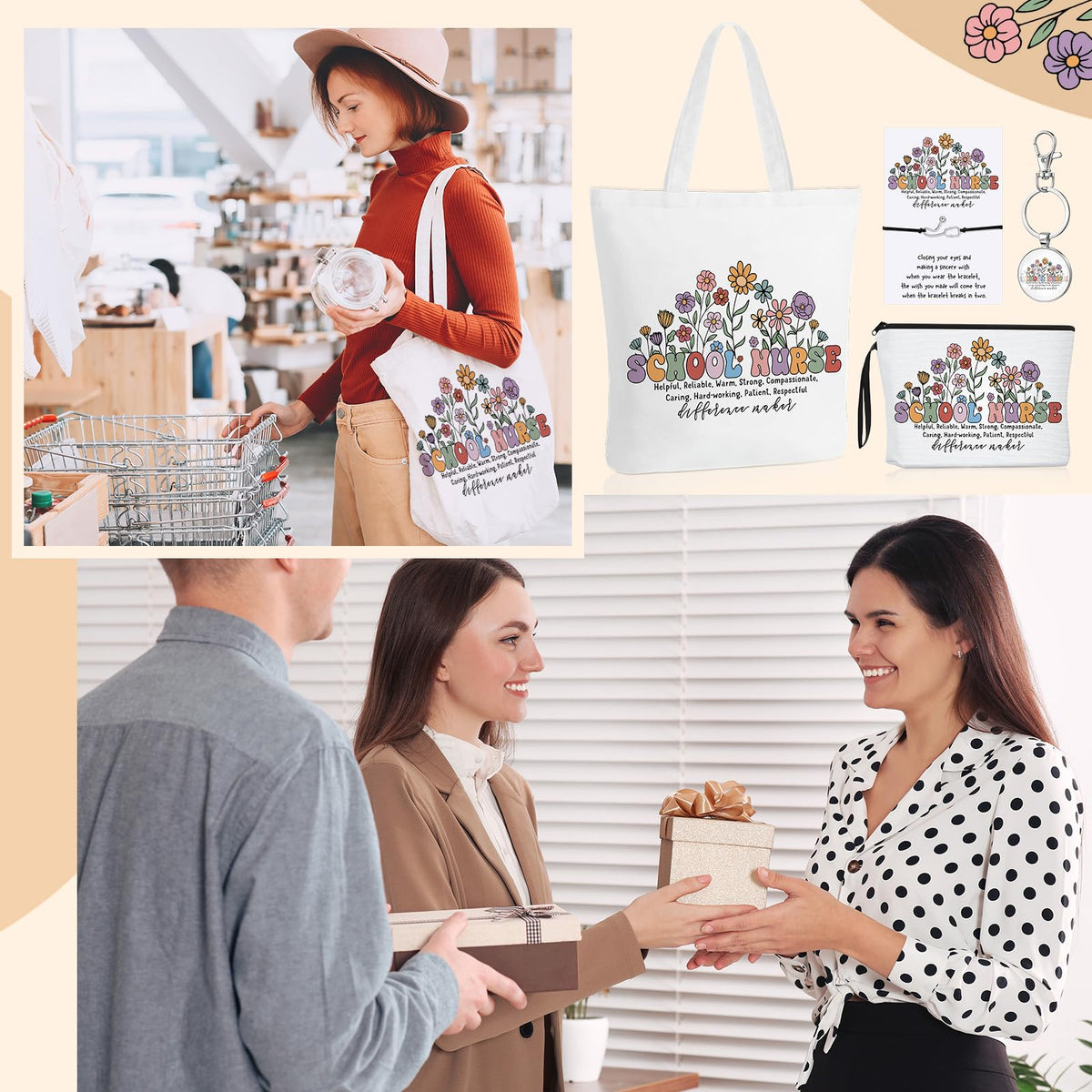 Sweetude nurse gift set blends aesthetics and practicality for celebrations.