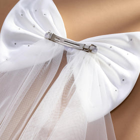 SweetV versatile bow for weddings, showers, and pre-wedding celebrations.