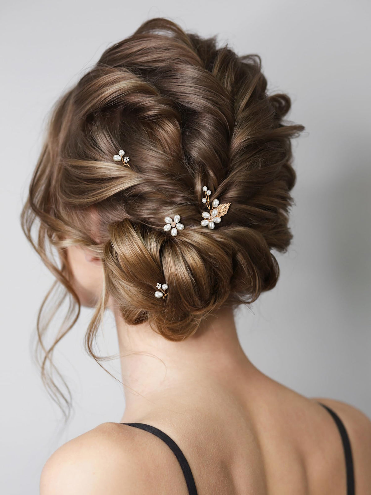 SweetV pearl-leaf hair clip designed for versatile styling on long or short hair