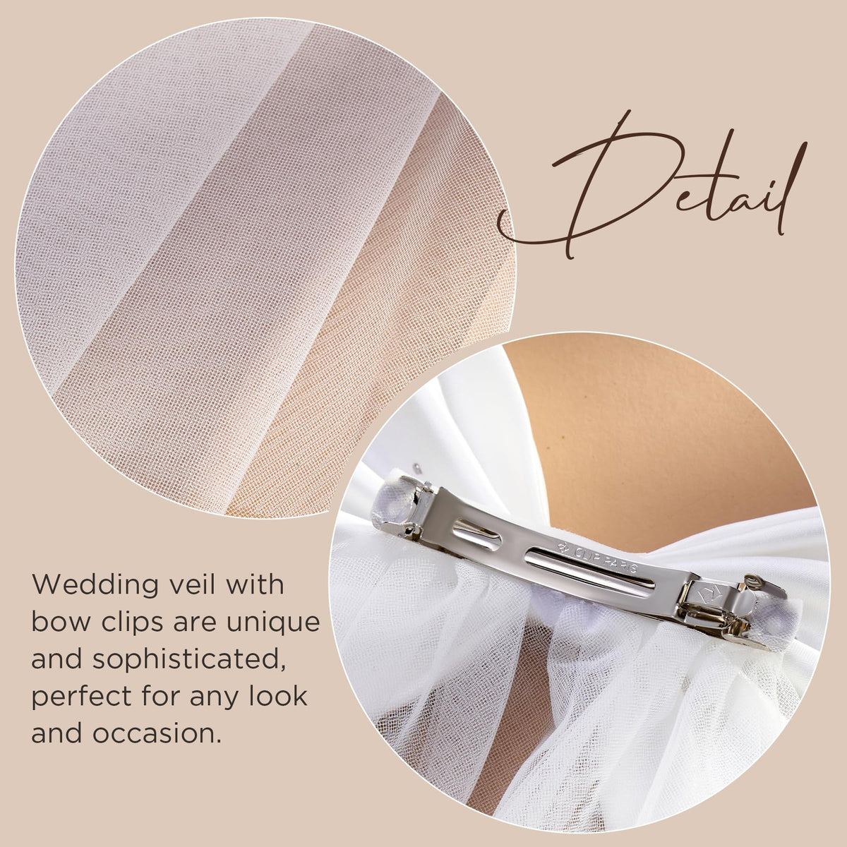 SweetV secure hair clip provides all-day hold for long events.