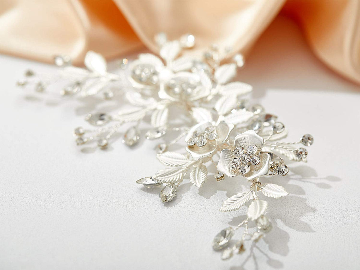 SWEETV bridal hair comb in gift packaging, ready for gifting.