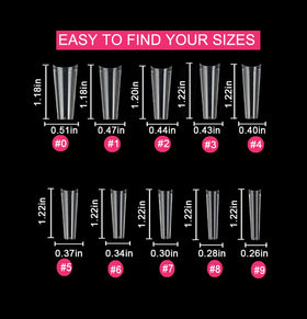 SWETIDY no C-curve coffin nails show flattened silhouette for elegant fingertips