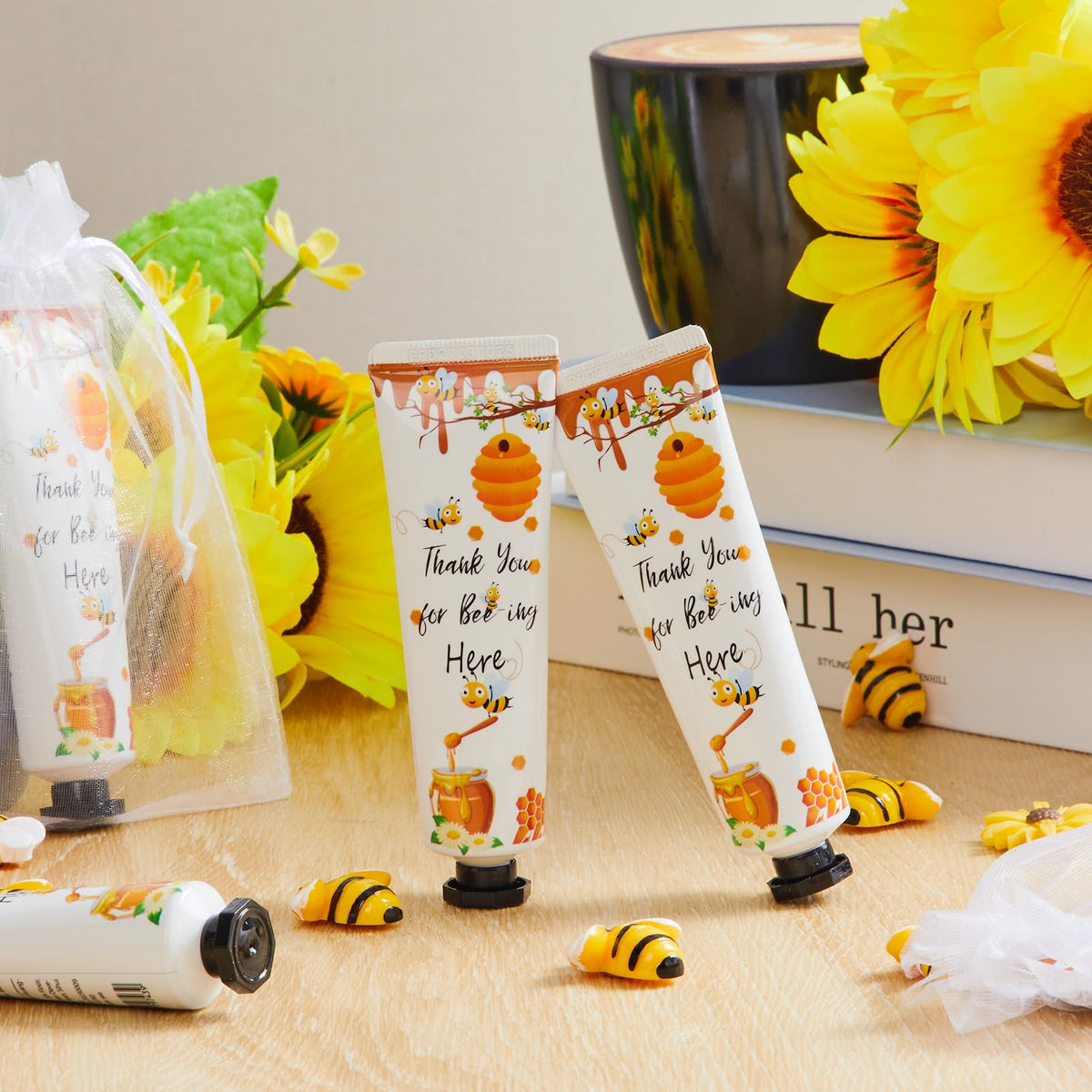 Swiffen bee-honey design on packaging for themed celebrations