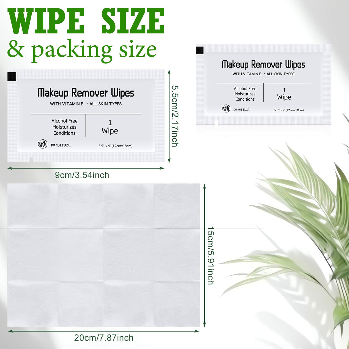 Swiffen individually wrapped face wipes ideal for on-the-go cleansing and quick refreshment.