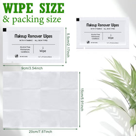 Swiffen individually wrapped face wipes ideal for on-the-go cleansing and quick refreshment.