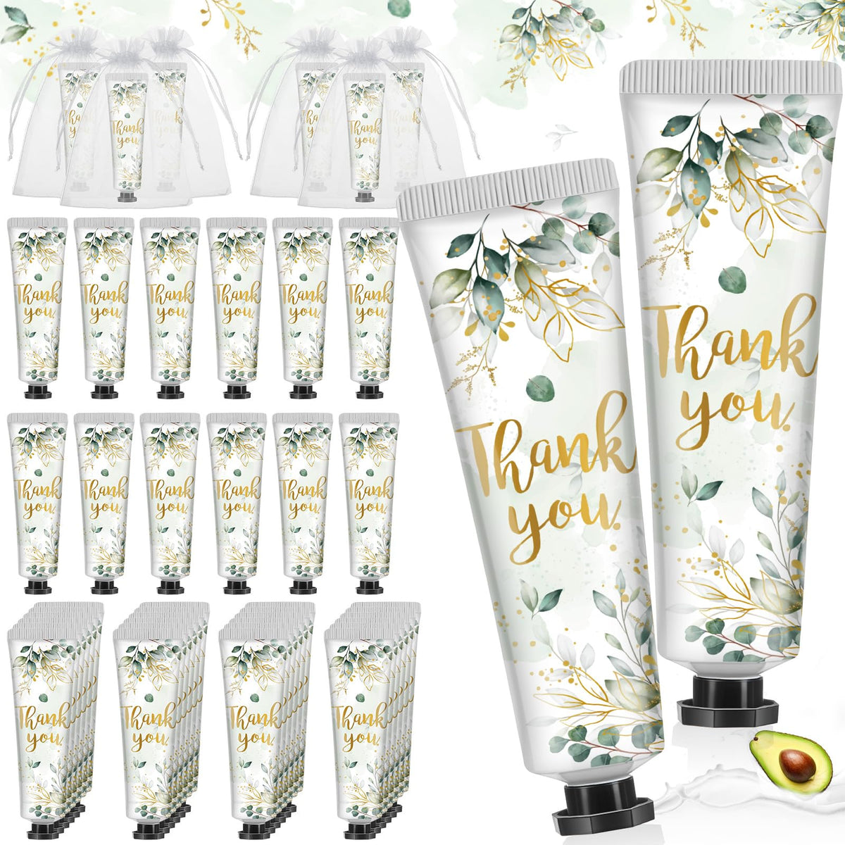 Swiffen 48-piece hand cream gift set with bags for gifting