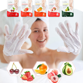 Swiffen moisturising gloves delivering quick, portable spa-like hydration.