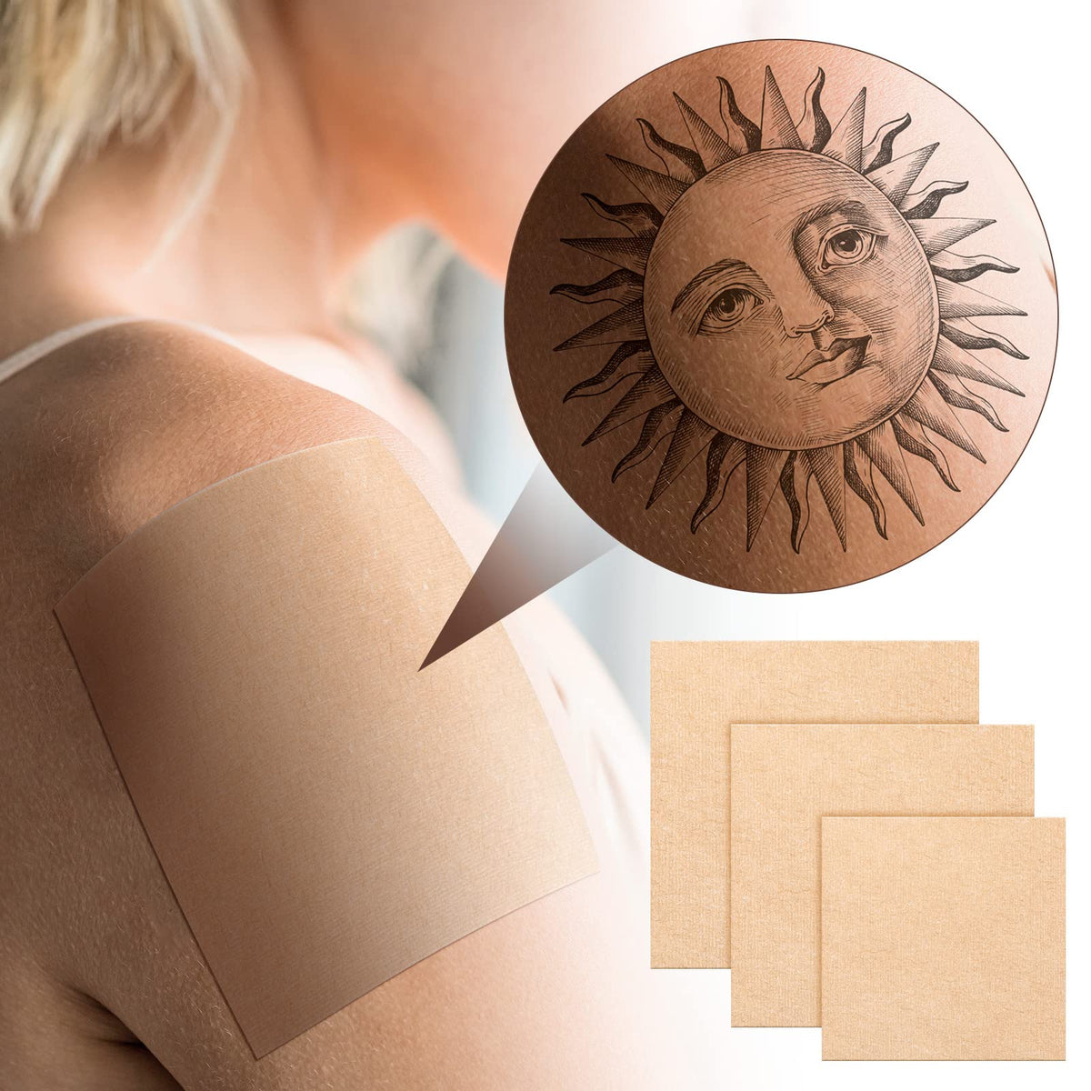 Swiffen tattoo cover up tape compact travel pack for portability