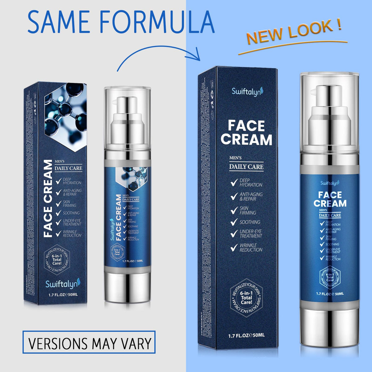 Swiftalyn 6-in-1 face cream closeup showing rich texture for hydration.