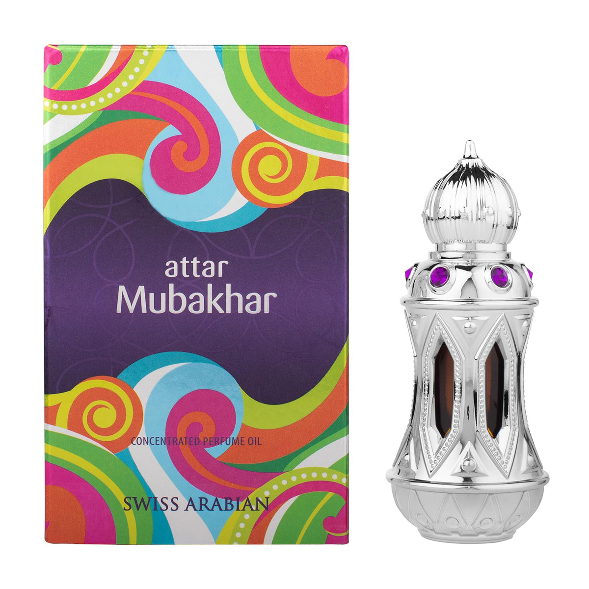 Swiss Arabian Attar Mubakhar blends oud and vanilla for lasting depth
