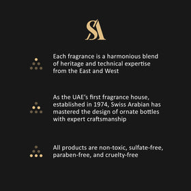 Swiss Arabian Attar Mubakhar highlights rose and jasmine notes for elegance