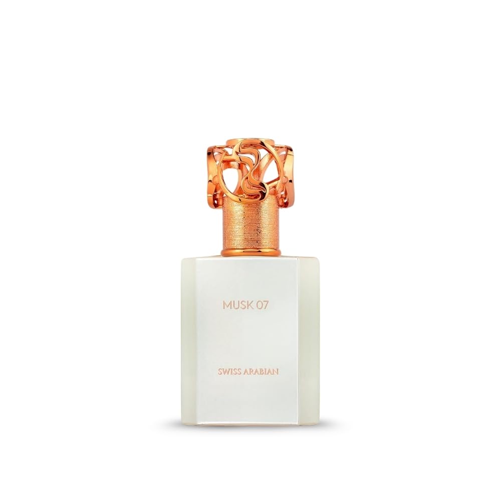 Swiss Arabian Musk 07 bottle ideal for daily wear with a lasting, seductive aroma.