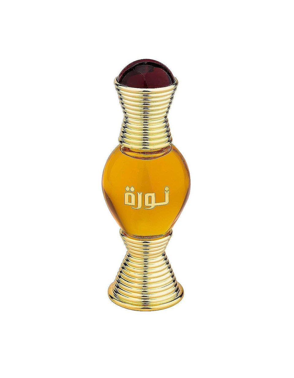 Swiss Arabian Noora bottle close-up showing luxurious oil texture and premium design