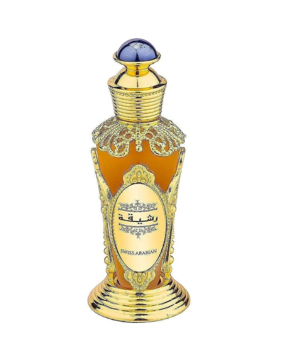 Swiss Arabian Rasheeqa bottle front shows a luxurious design ideal for daily wear