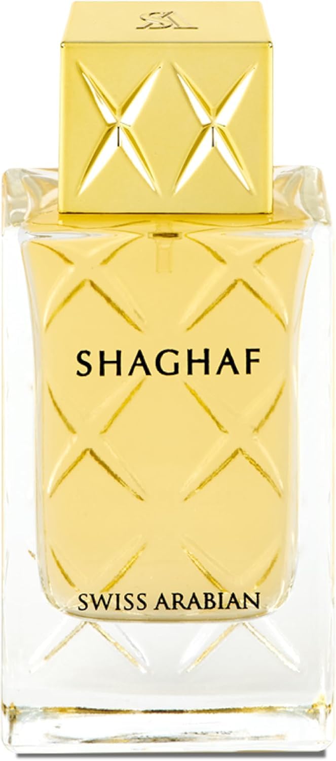 Swiss Arabian Shaghaf feminine lime-lemon splash for a vibrant daytime aroma.