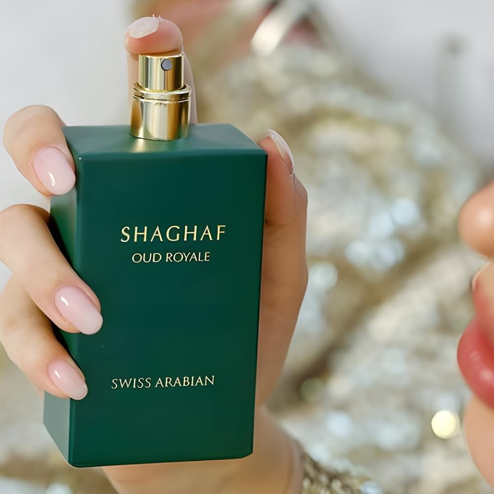 Shaghaf Oud Royale EDP spray ideal for evening wear.