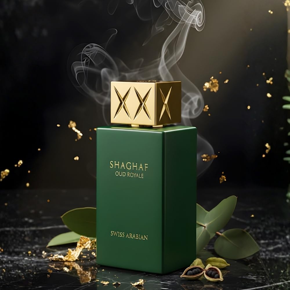 Gift-ready Shaghaf Oud Royale package for a luxurious present.