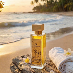 Soul of Bali base notes bottle highlighting lasting depth and warmth