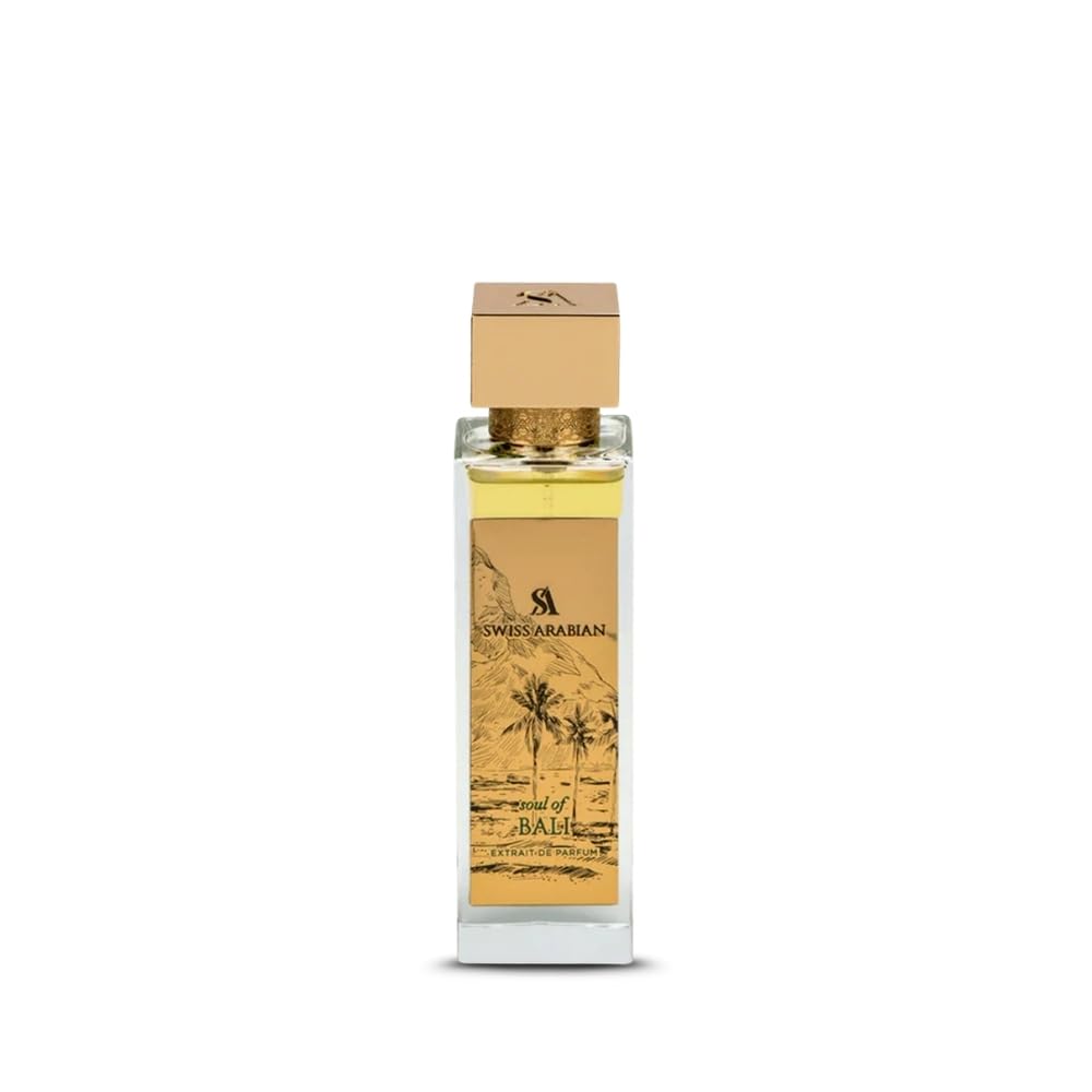 Swiss Arabian Soul of Bali top notes bottle for a fresh, inviting intro
